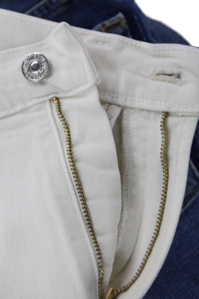 Citizens of Humanity Womens Bootcut Jeans White Size 24
