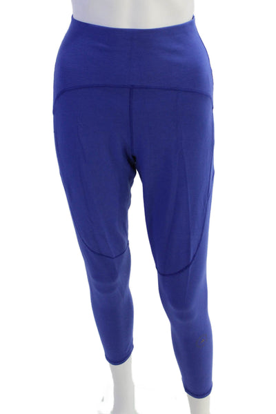Adidas by Stella McCartney Womens Pull On Ankle Leggings Blue Size L