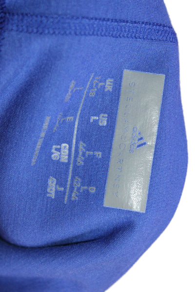 Adidas by Stella McCartney Womens Pull On Ankle Leggings Blue Size L