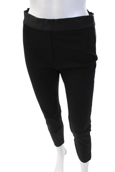 Everlane Womens High Rise Slim Leg Stretch Trouser Pants Black Size 4