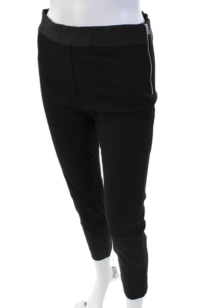 Everlane Womens High Rise Slim Leg Stretch Trouser Pants Black Size 4