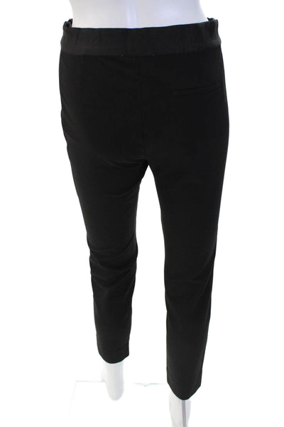 Everlane Womens High Rise Slim Leg Stretch Trouser Pants Black Size 4
