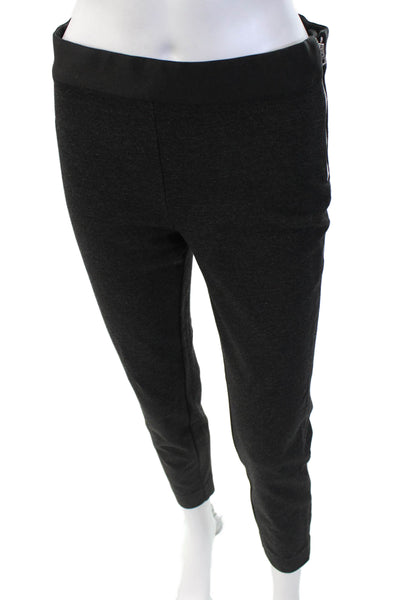 Everlane Womens Slim Leg High Rise Legging Pants Grey Black Size 4