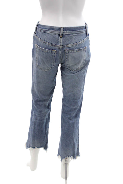 We The Free Womens Distressed Jeans Blue Size 25