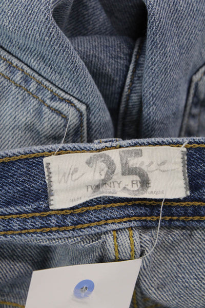 We The Free Womens Distressed Jeans Blue Size 25