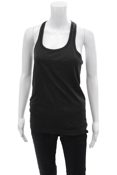 Lululemon Women's Scoop Neck Racerback Athletic Tank Top Black Size S