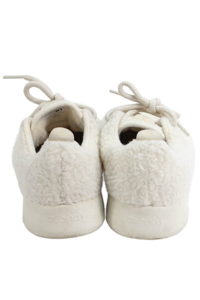 Allbirds Women's Lace Up Roubnd Toe Rubber Sole Sneakers Cream Size 7