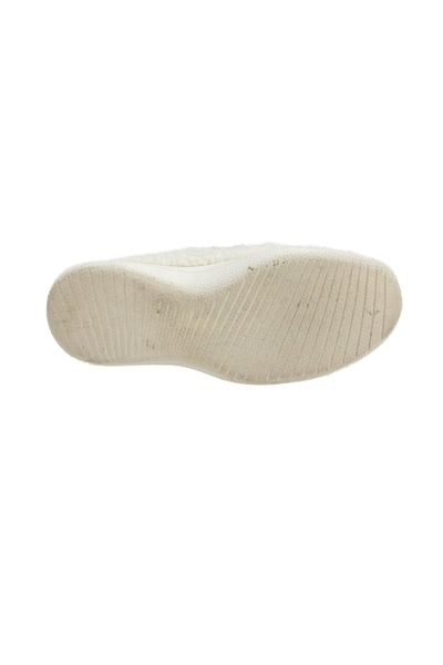 Allbirds Women's Lace Up Roubnd Toe Rubber Sole Sneakers Cream Size 7