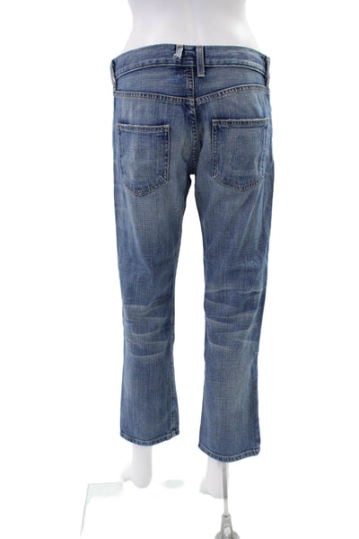 Current/Elliott Womens Distressed Jeans Blue Size 24