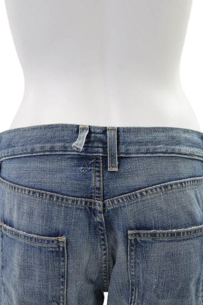 Current/Elliott Womens Distressed Jeans Blue Size 24