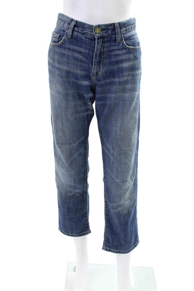 Current/Elliott Womens Straight Jeans Blue Size 25