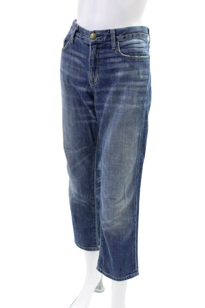 Current/Elliott Womens Straight Jeans Blue Size 25