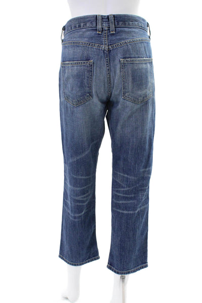 Current/Elliott Womens Straight Jeans Blue Size 25