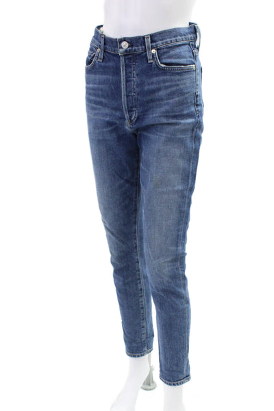 Citizens of Humanity Womens Tapered Jeans Blue Size 27