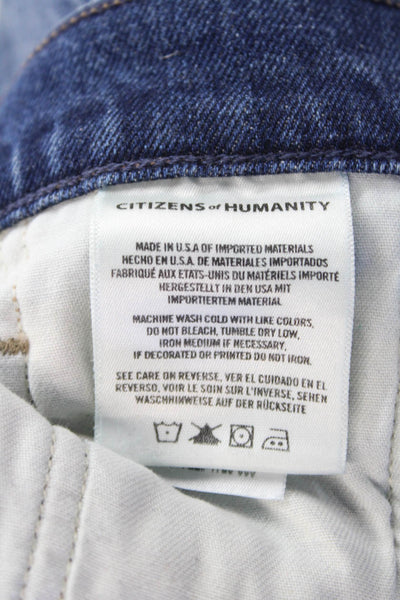 Citizens of Humanity Womens Tapered Jeans Blue Size 27