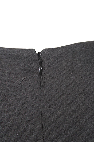Calvin Klein Womens Sleeveless Pleated A Line Dress Black Size 6 Petite