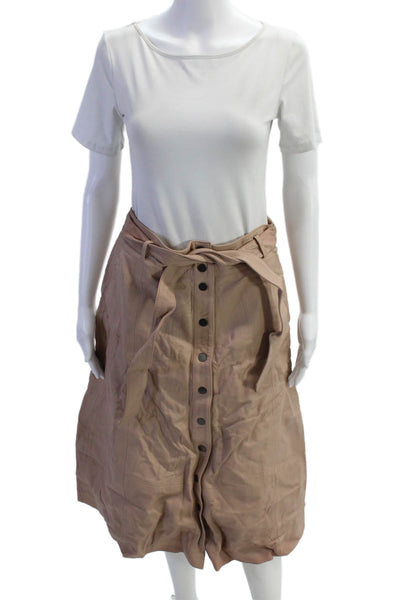 Narciso Rodriguez For Design Nation Womens A Line Skirt Gold Blue Size 8