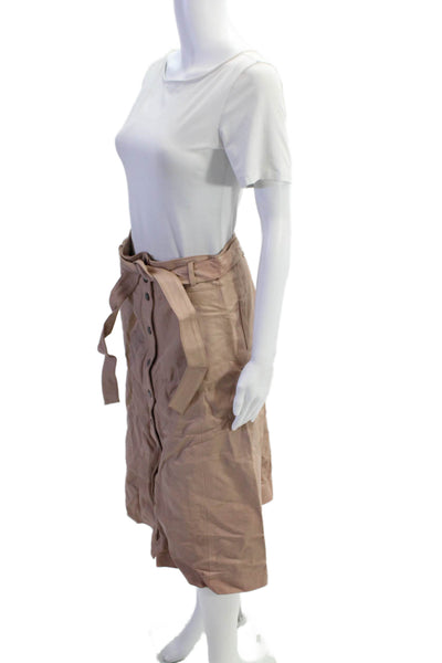 Narciso Rodriguez For Design Nation Womens A Line Skirt Gold Blue Size 8