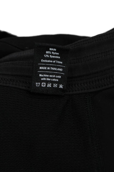 Public Rec Mens Solid Elastic Waist Tapered Sweatpants Black Size 34/34