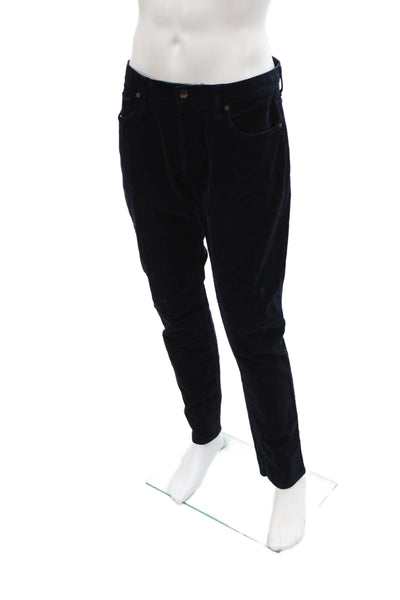 Public Rec Mens Solid Elastic Waist Tapered Sweatpants Black Size 34/34