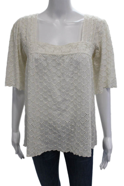Calypso Christiane Celle Womens Blouse White Size XS