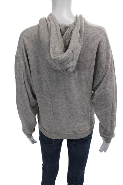 Nation LTD Womens Full-Zip Hoodie Gray Size 3