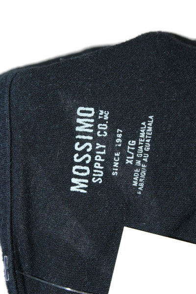 Mossimo Womens Round Neck Short Sleeve Casual Top Black Size XL