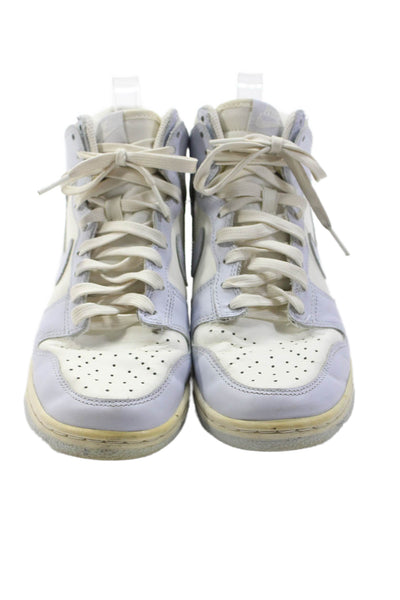 Nike Girls Lace Up Lined High Top Colorblock Sneakers White Size 5.5