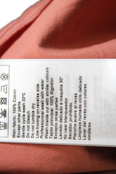 Ba&Sh Womens Textured Elastic Waistband Skirt Pink Size 0