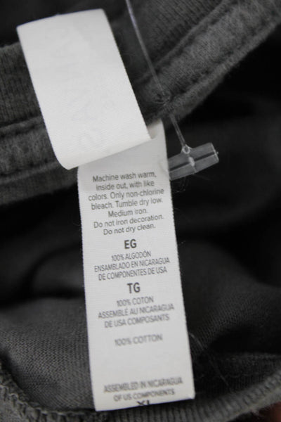 Bella + Canvas Womens Cotton V-Neck Short Sleeve Casual T-Shirt Gray Size XL