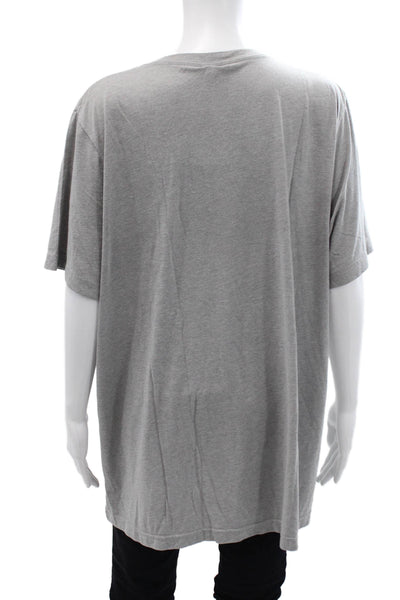 Bella + Canvas Womens Cotton V-Neck Short Sleeve T-Shirt Gray Sz XL