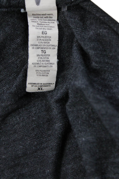 Bella + Canvas Mens Cotton V-Neck Short Sleeve Basic T-Shirt Gray Size XL
