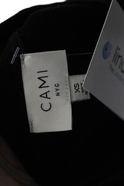 Cami NYC Womens Cotton Lace Embroidered Long Sleeve Sweatshirt Black Size XS