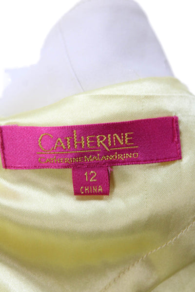 Catherine Catherine Malandrino Womens Open Front Blazer Jacket White Cotton 12