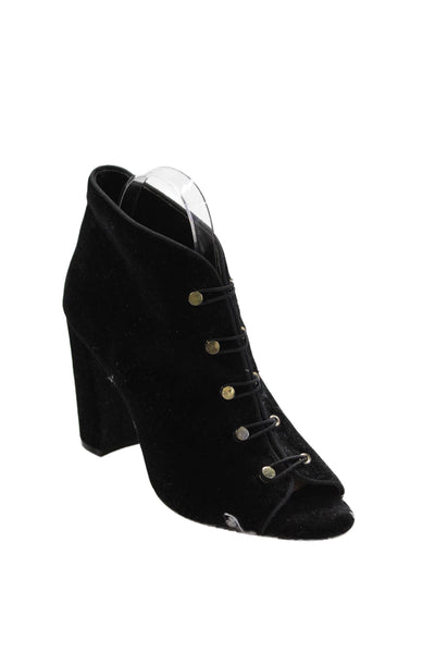 Vince Camuto Womens Ankle Heel Boots Black Size 8.5