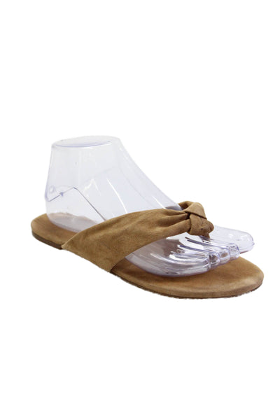 Splendid Womens Thong Flip-Flops Brown Size 7