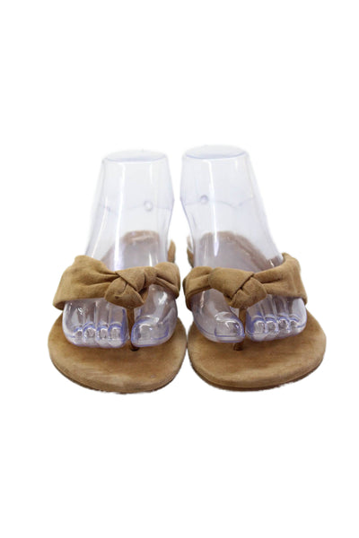 Splendid Womens Thong Flip-Flops Brown Size 7
