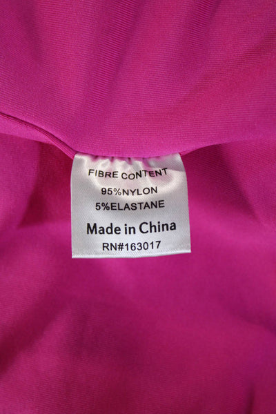 Princess Polly Women's Square Neck Sleeveless Slit Hem Maxi Dress Pink Size 4