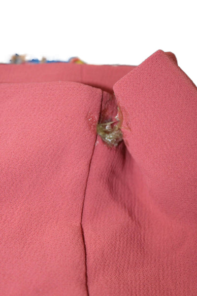 Wilfred Womens Pleated Detail Pocketed Wide Legged Pants Pink Size 0