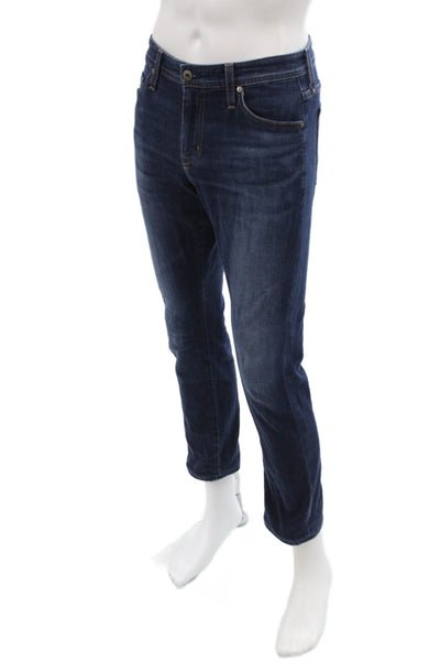 AG Adriano Goldschmied Mens Slim Straight Jeans Blue Size 30