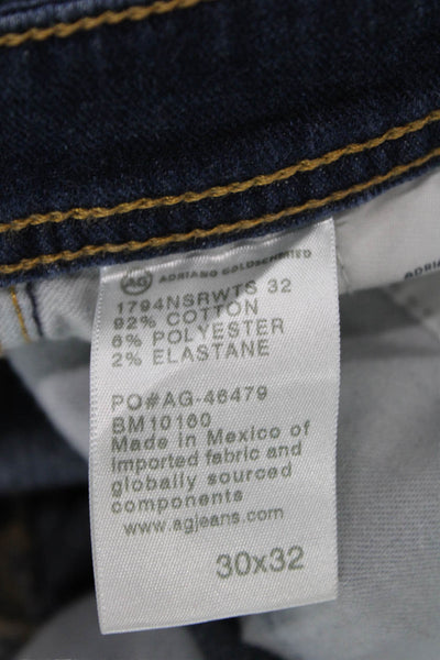 AG Adriano Goldschmied Mens Slim Straight Jeans Blue Size 30