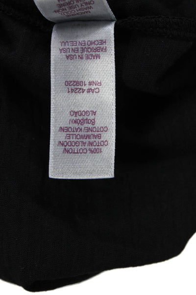 Velvet by Graham & Spencer Womens T-Shirt Black Size XS