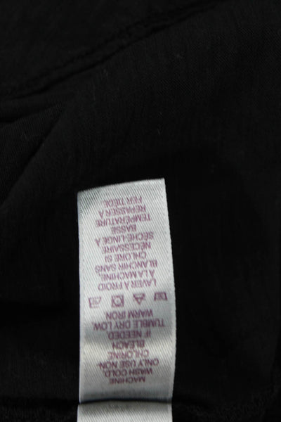 Velvet by Graham & Spencer Womens T-Shirt Black Size XS