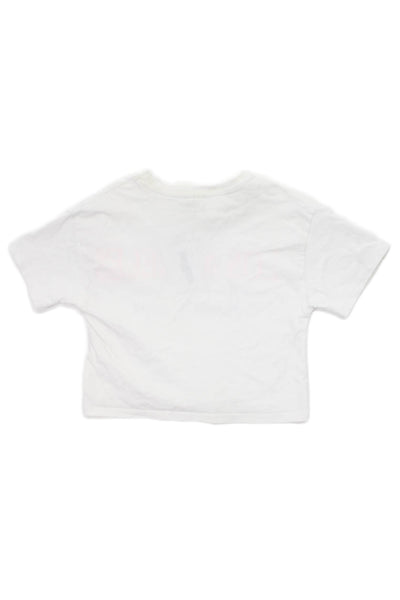Zara Girls Short Sleeve Crew Neck Los Angeles Summer 1997 Tee Shirt White 6-7