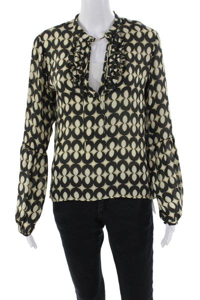 Ragdoll Womens Animal Print Sweatshirt Brown Black Cotton Size Extra Small
