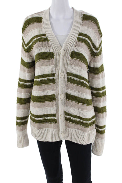 Zara Womens Cardigan Sweater Beige Size M