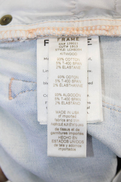 Frame Denim Womens Bootcut Jeans Blue Size 24
