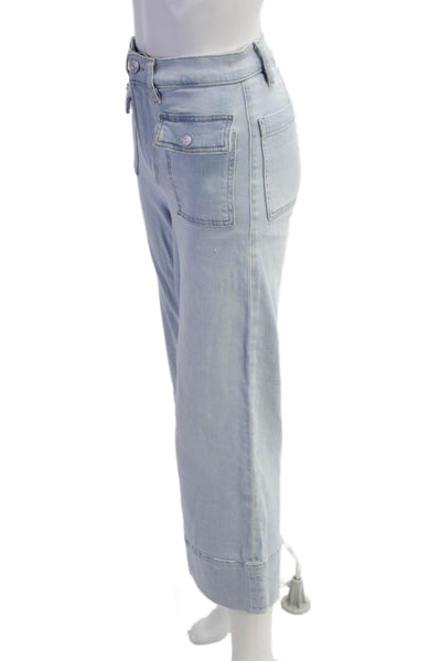 Frame Womens Wide-Leg Jeans Blue Size 23