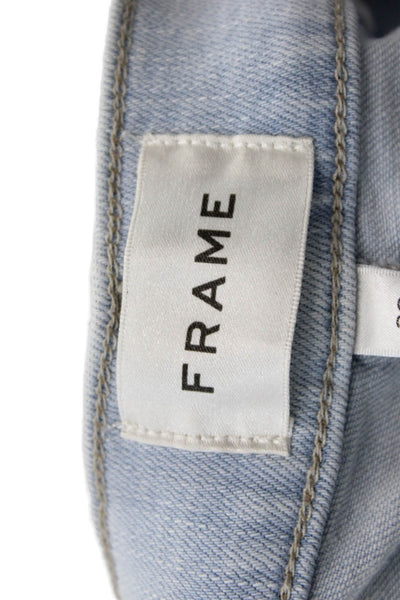 Frame Womens Wide-Leg Jeans Blue Size 23