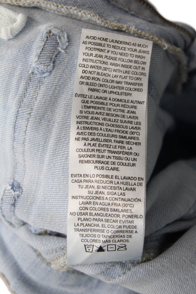 Frame Womens Wide-Leg Jeans Blue Size 23